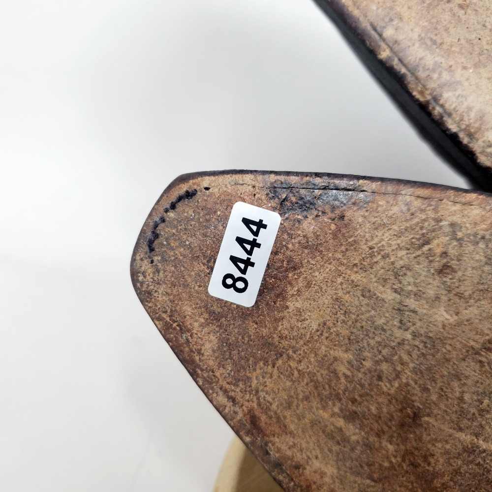 Frye Sacha Moto Boots Women 8.5 Brown Leather Boho Double Zip Western Ankle Shoe - Picture 13 of 13